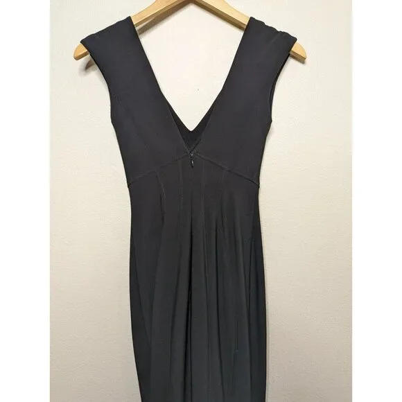 Betsy & Adam Mermaid Gown Size 0 Black Sleeveless Any Occasion Maxi Dress C2 - Picture 9 of 11